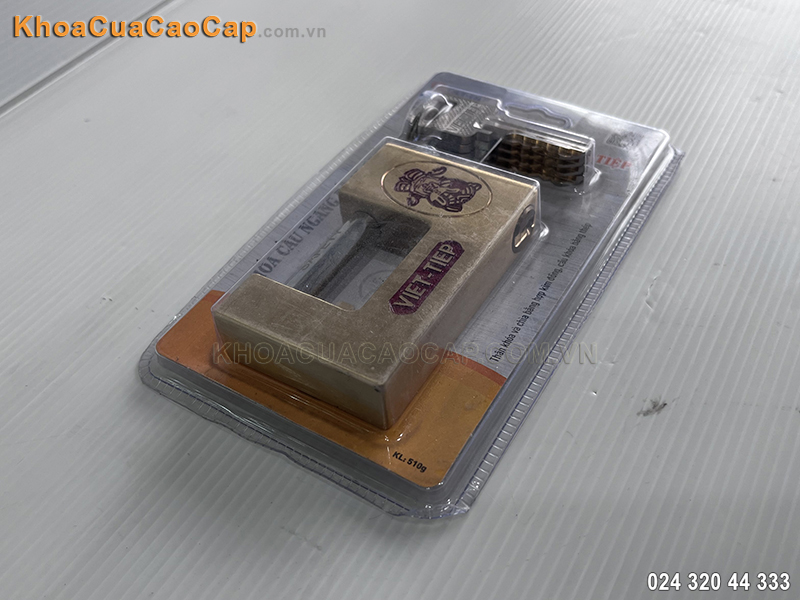 Khóa cầu ngang bằng đồng Việt Tiệp 05204 - ảnh 4 Khóa cầu ngang bằng đồng Việt Tiệp 05204 - ảnh 4