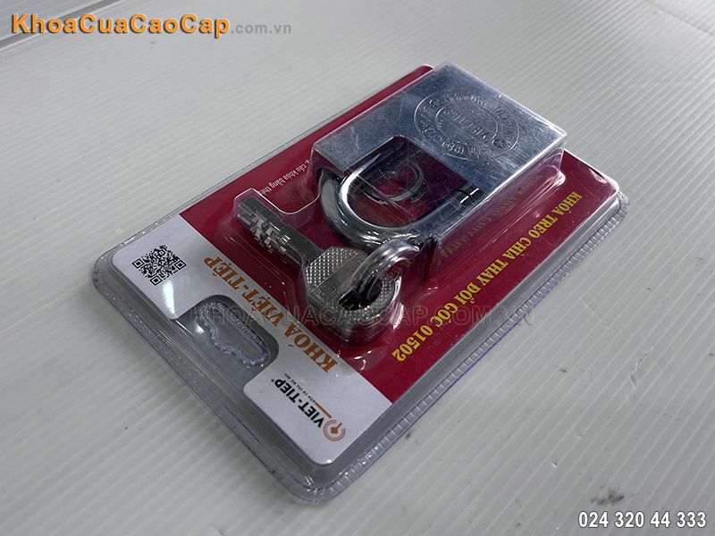 Khóa treo chìa thay đổi góc Việt Tiệp 01502 - ảnh 2 Khóa treo chìa thay đổi góc Việt Tiệp 01502 - ảnh 2