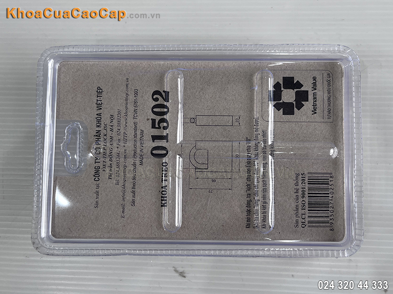 Khóa treo chìa thay đổi góc Việt Tiệp 01502 - ảnh 5 Khóa treo chìa thay đổi góc Việt Tiệp 01502 - ảnh 5