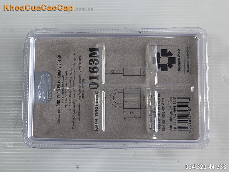 Khóa treo đồng Việt Tiệp 0163M - ảnh 5