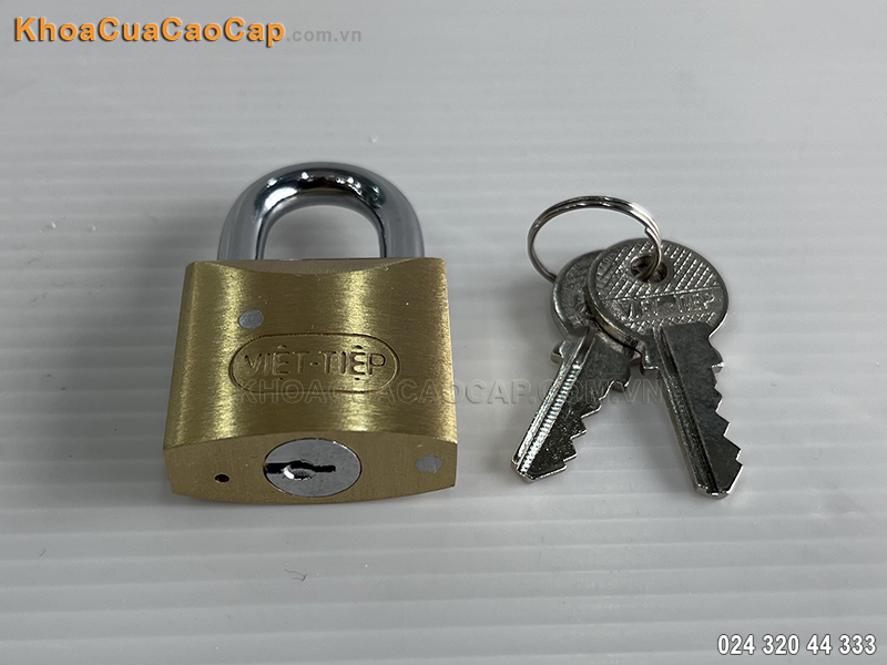 Khóa treo đồng bấm Việt Tiệp 01280 - ảnh 1