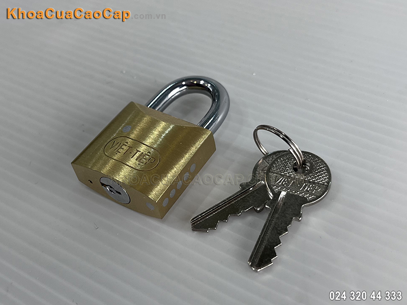 Khóa treo đồng bấm Việt Tiệp 01280 - ảnh 2