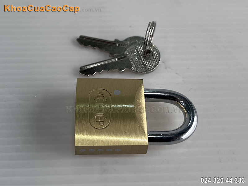 Khóa treo đồng bấm Việt Tiệp 01280 - ảnh 3