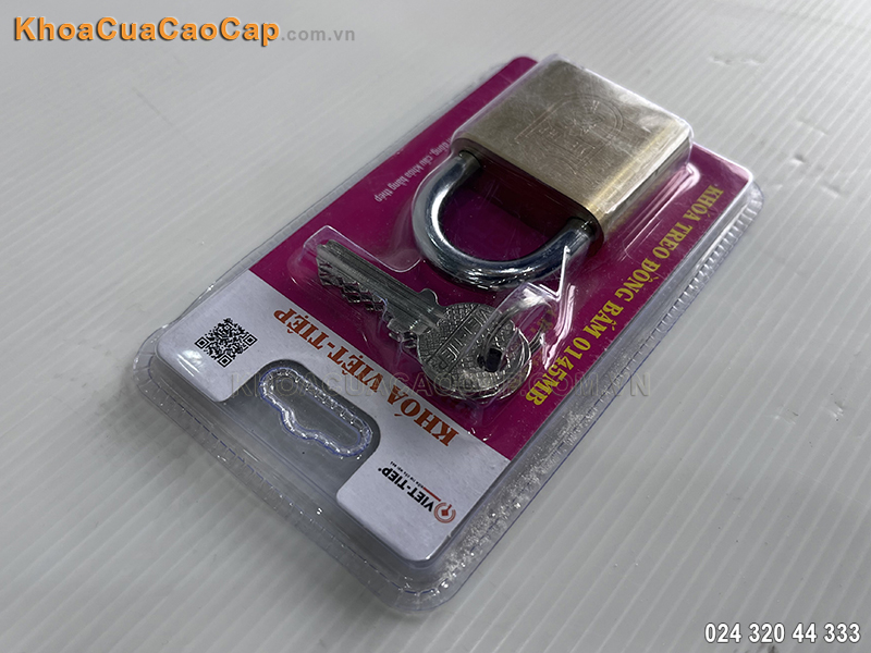 Khóa treo đồng bấm Việt Tiệp 0145MB - ảnh 2 Khóa treo đồng bấm Việt Tiệp 0145MB - ảnh 2