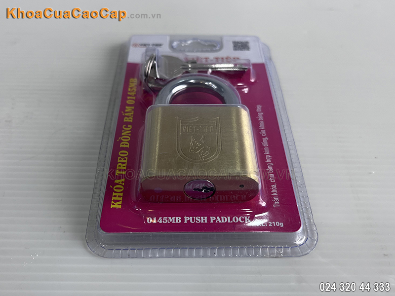 Khóa treo đồng bấm Việt Tiệp 0145MB - ảnh 4 Khóa treo đồng bấm Việt Tiệp 0145MB - ảnh 4