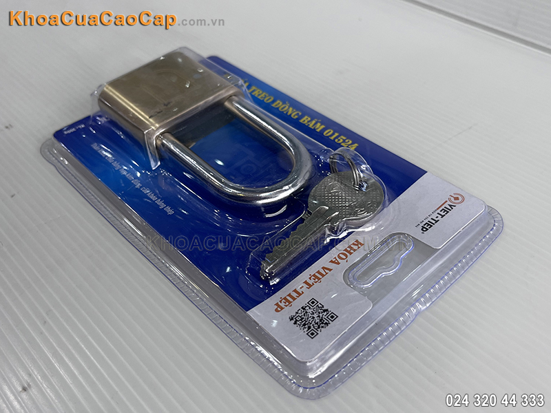 Khóa treo đồng bấm Việt Tiệp 01524 - ảnh 3 Khóa treo đồng bấm Việt Tiệp 01524 - ảnh 3