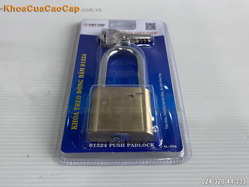 Khóa treo đồng bấm Việt Tiệp 01524 - ảnh 4 Khóa treo đồng bấm Việt Tiệp 01524 - ảnh 4