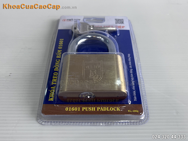 Khóa treo đồng bấm Việt Tiệp 01601 - ảnh 4 Khóa treo đồng bấm Việt Tiệp 01601 - ảnh 4