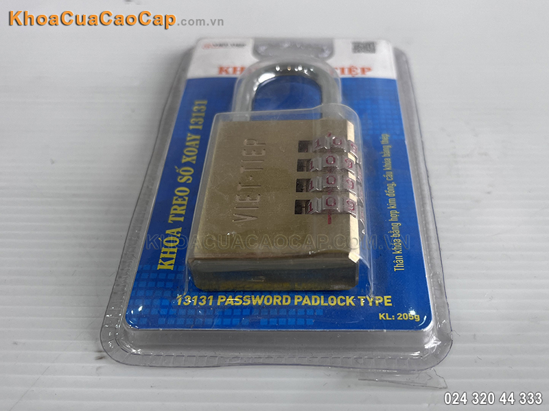 Khóa treo số xoay Việt Tiệp 13131 - ảnh 4 Khóa treo số xoay Việt Tiệp 13131 - ảnh 4