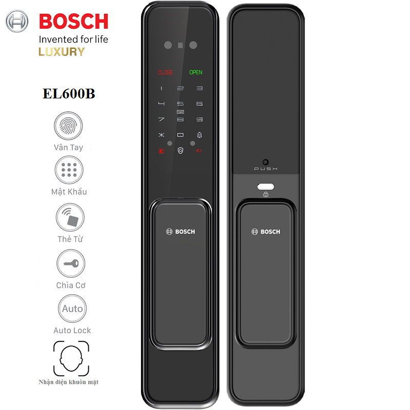 Khóa cửa nhận diện khuôn mặt Bosch EL600-B