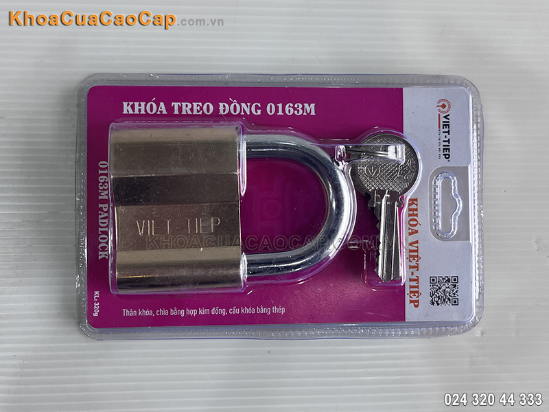 Khóa treo đồng Việt Tiệp 0163M