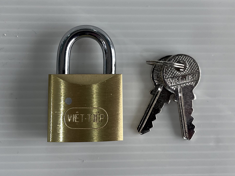 Khóa treo đồng bấm Việt Tiệp 01280